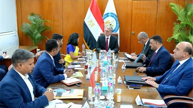 وزير البترول يستقبل وفدًا هنديًا لبحث التعاون في قطاعات الطاقةوالتعدين
