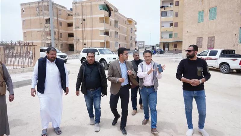 نائب محافظ مطروح يتفقد المشروعات الخدمية والتنموية الجاري تنفيذها