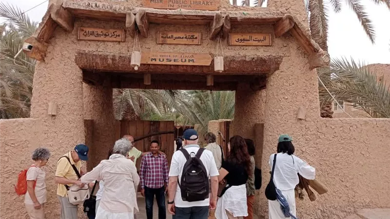 مكتبة سيوة الخضراء اول مكتبة صديقة للبيئة في مصر