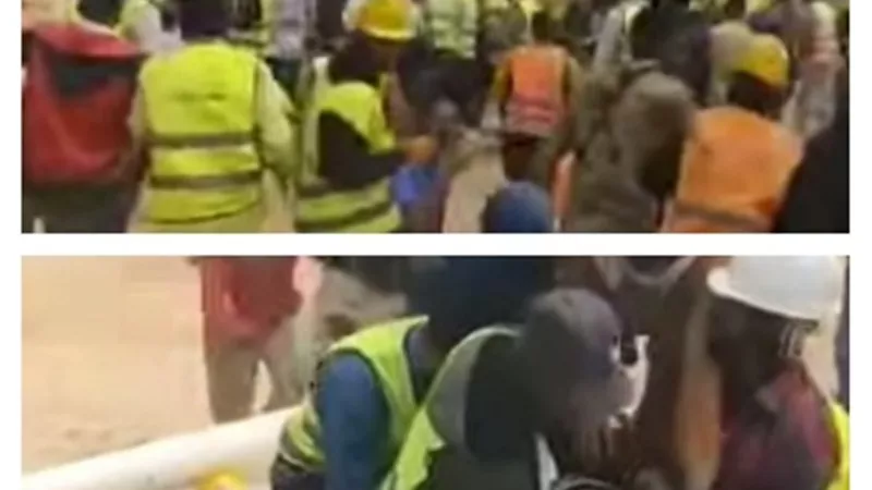 انهيار جمالون مصنع تحت الإنشاء بمدينة السادات وسقوط ضحايا