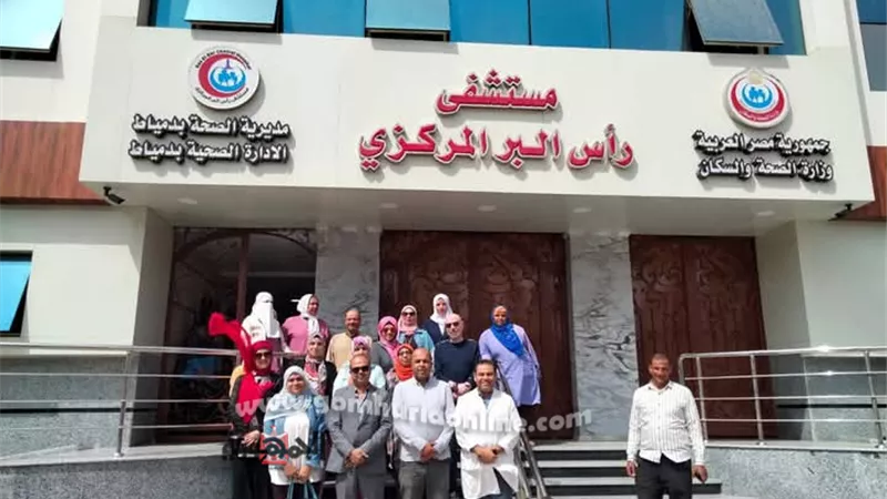 سكرتير عام دمياط يتفقد مستشفى رأس البر
