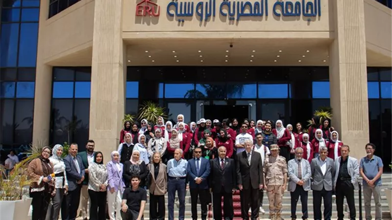 الجامعة المصرية الروسية تحتفل بعيد تحرير سيناء الـ43 بحضور الأبطال صور