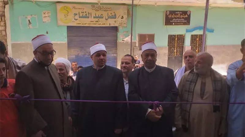 افتتاح مسجدي كامل عطية بجبل الطير والرحمة ببني عبيد