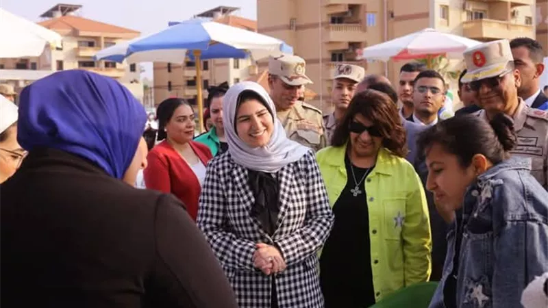 نائب محافظ دمياط تفتتح معرض منتجات ذوي الإعاقة برأس البر