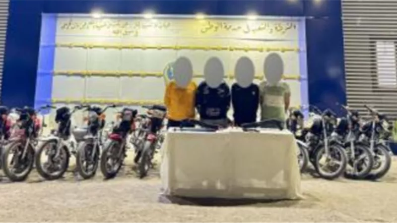 ضبط تشكيلين عصابيين لسرقة المساكن والدراجات الناريه بالدقهلية