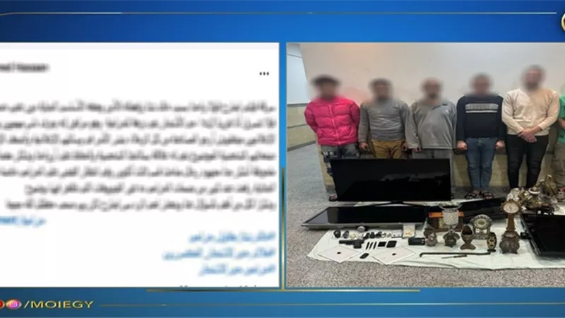 ضبط مرتكب واقعة سرقة فيلا بالجيزة وإعادة المسروقات