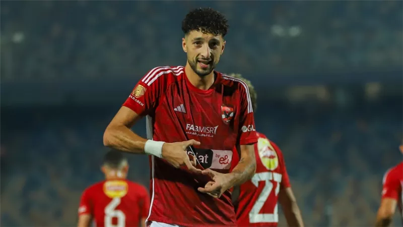 وسام أبو علي يضرب شباك الحرس بالهدف الـ3 للأهلي