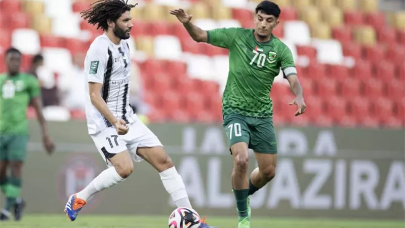 بمشاركة الننى.. الجزيرة يتعادل مع العين فى الدورى الإماراتى