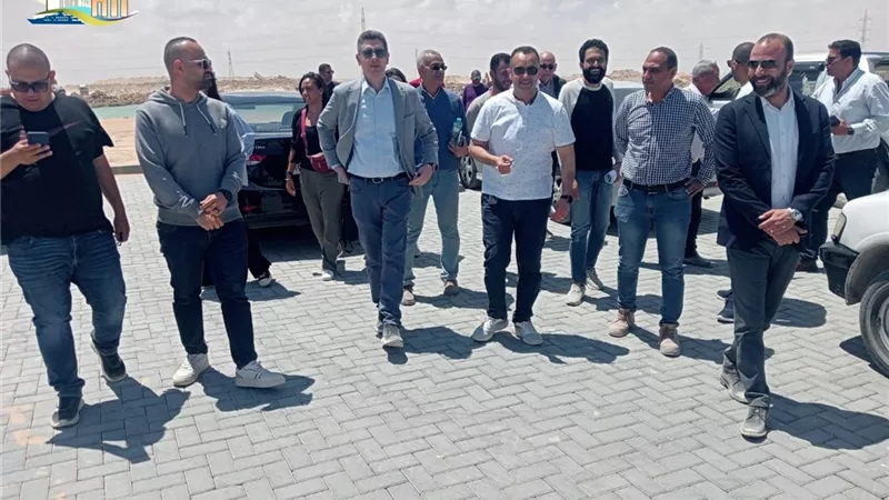 جولة تفقدية لرئيس جهاز القري السياحية والمدير التنفيذي للشركة المصريه السعودية