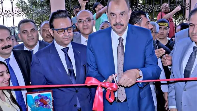 محافظ سوهاج يفتتح مستشفى المراغة المركزي