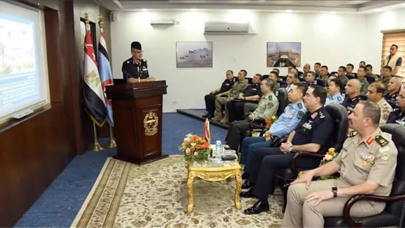ختام فعاليات التدريب الجوى المصرى الصينى المشترك 