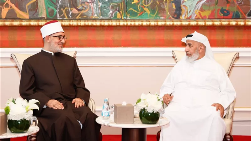 المفتي:نرحب بالتعاون مع وزارة الأوقاف القطرية لنشر صحيح الدين