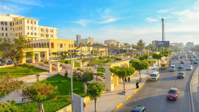 افتتاح أعمال تطوير حديقة مستشفى جمال عبد الناصر