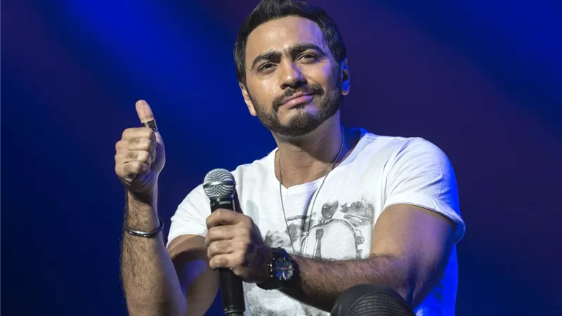 تامر حسني وبسمة بوسيل يحتفلان بعيد ميلاد ابنتيهما