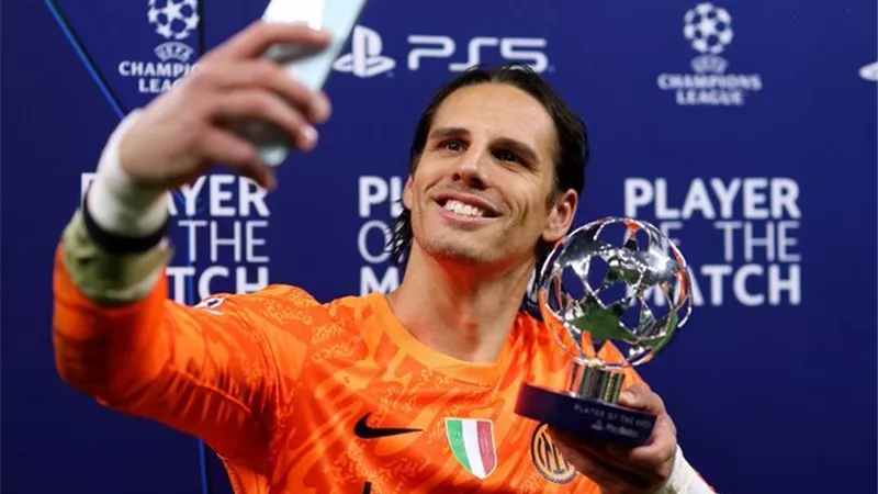 رجل مباراة برشلونة وإنتر ميلان في دوري أبطال أوروبا