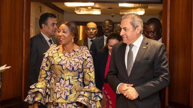العاصمة الإدارية الجديدة تستقبل رئيسة مجلس الشيوخ في كوت ديفوار