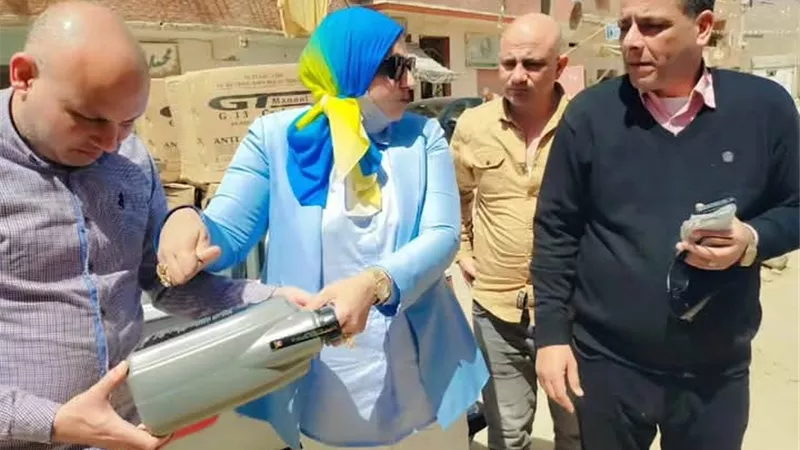 ضبط كمية مياه خضراء مخصصة لريادتيرات السيارات مجهولة المصدربمطروح
