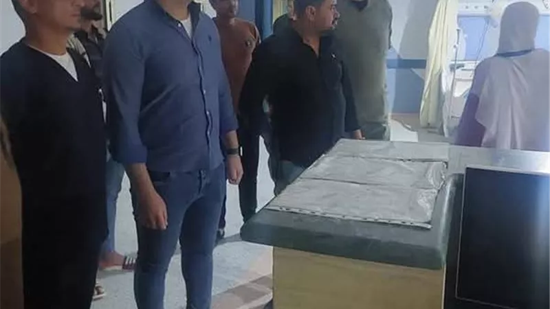 مرور مفاجئ لوكيل وزارةالصحة بمطروح على مستشفى الحمام المركزى ليلا