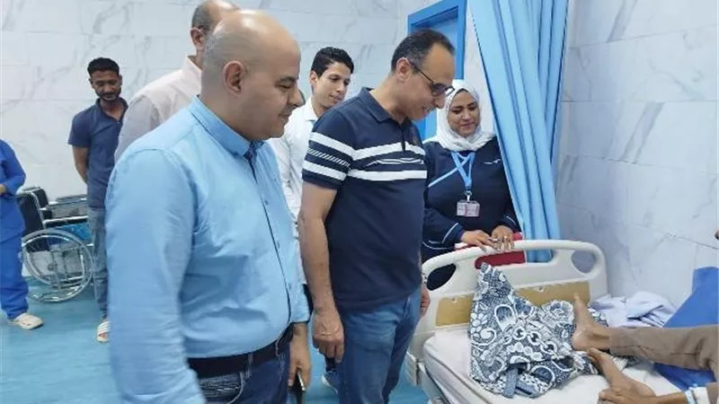 مرور مسائي لوكيل وزارة صحة الشرقية على مستشفى الصدر بالزقازيق