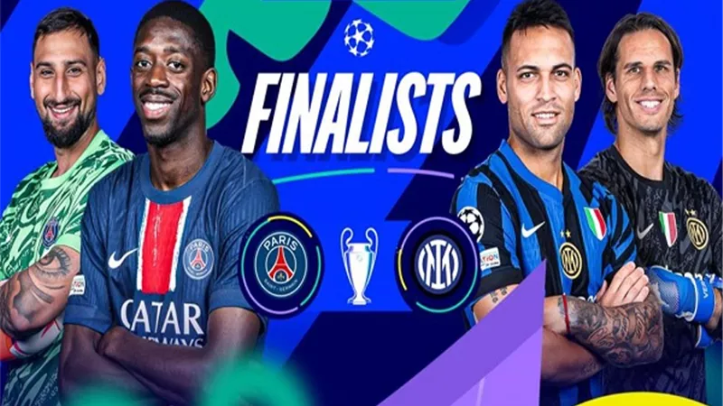 موعد نهائي دوري أبطال أوروبا بين باريس وإنتر ميلان