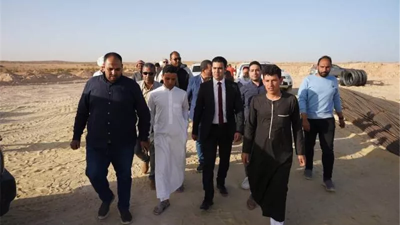 نائب محافظ مطروح يتفقد مشروعات خدمية بالضبعة