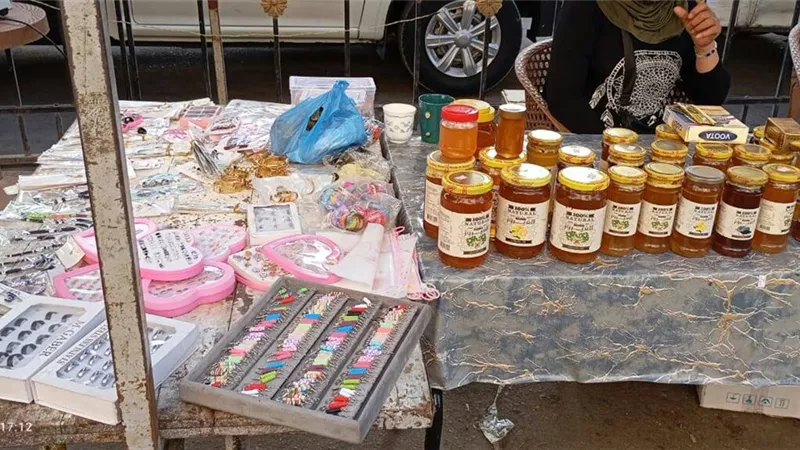 مشاركة مديرية الزراعة فى اسواق الاحياء بمعروضات الاسر المنتجة