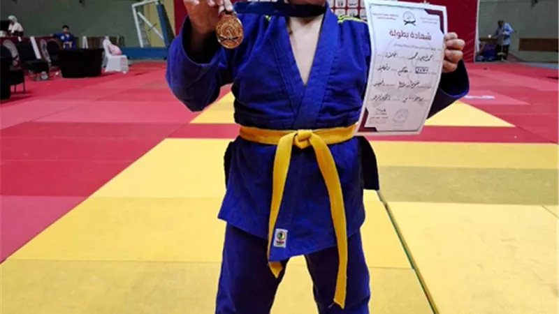 احمد شريف بطل الجمهوريه للجودو