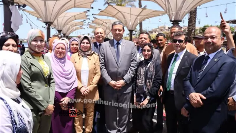 محافظ دمياط يفتتح معرض 