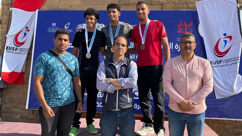 إعلان نتائج بطولة ألعاب القوى طلاب الجامعات والمعاهد