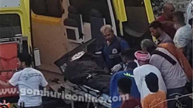 ننشر الصور الاولى لمقتل زوج على يد زوجته طعناً بالعبور