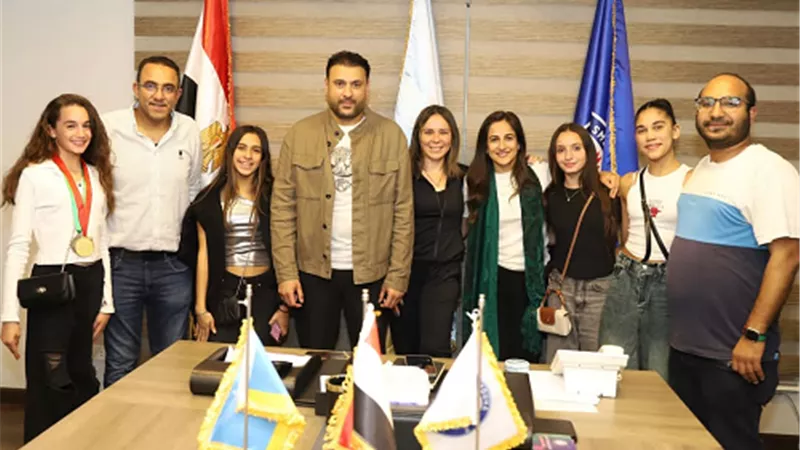 سموحةيكرم أبطال الجمبازالإيقاعي بعد التألق في البطولات المحلية