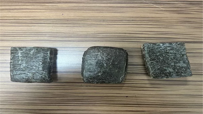 ضبط راكب أجنبي بحوزته ٣٠٠ جرام حشيش وحبوب مخدرة