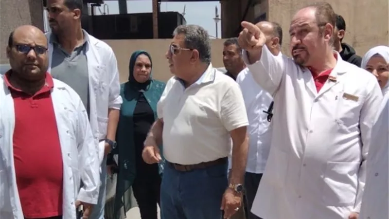 تفاصيل الزيارة المفاجئة لمحافظ الدقهلية فى مستشفى أجا