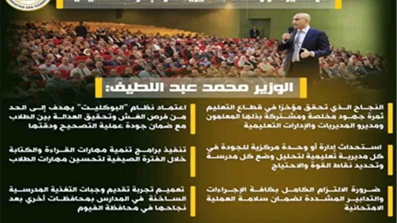 8 قرارات مهمة لوزير التربية والتعليم..أبرزها الثانوية العامة 2025