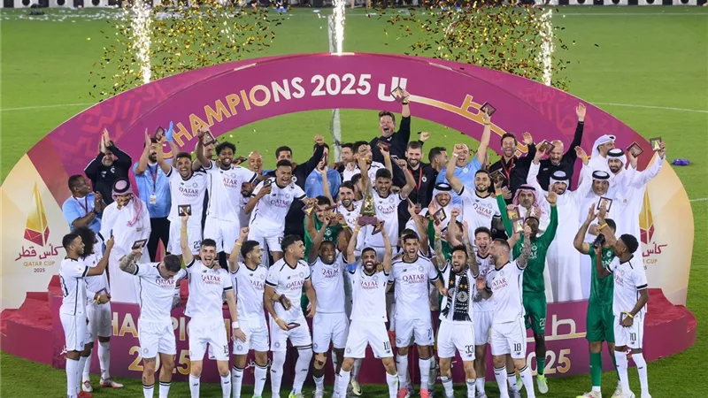 شاهد .. مراسم تتويج السد بلقب كأس قطر
