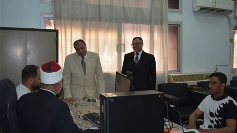 ائب رئيس جامعة الأزهر للوجه القبلي يتابع سير الامتحانات الشفوية