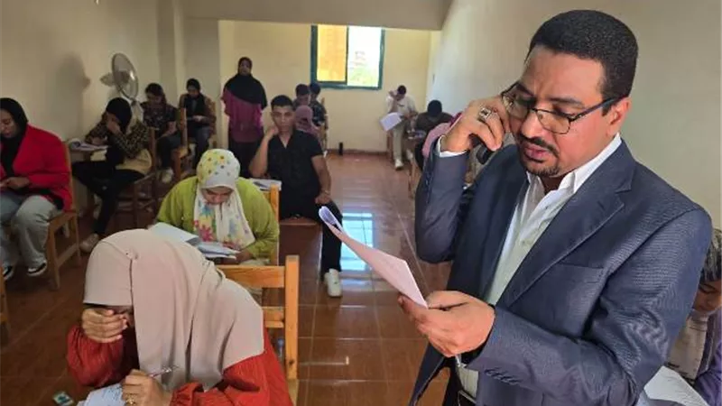 بدء امتحانات الفصل الدراسى الثانى بالمعهد الفني الصحى بقنا
