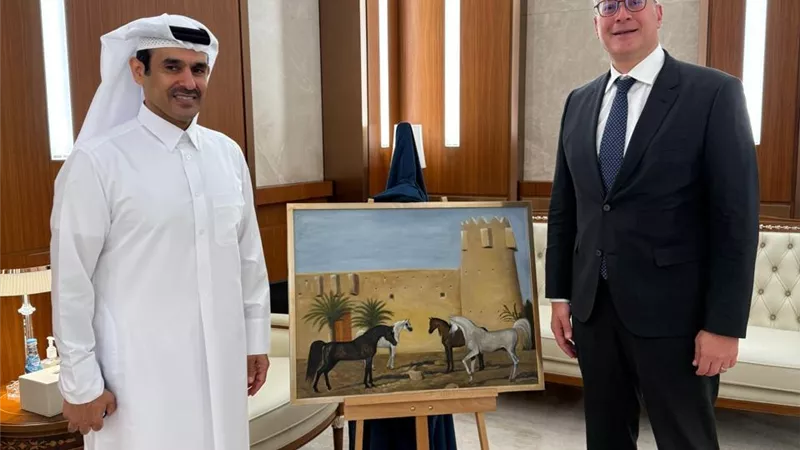 وزير البترول يبحث مع نظيره القطري سبل التعاون المشترك