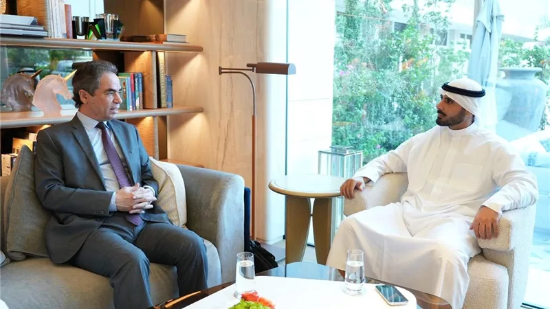 المسلماني يبحث مع الشيخ مبارك الصباح التعاون بين ماسبيرو ومجلس التعاون الخليجي