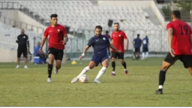 تعادل ايجابي بين حرس الحدود والبنك الأهلى فى الشوط الأول