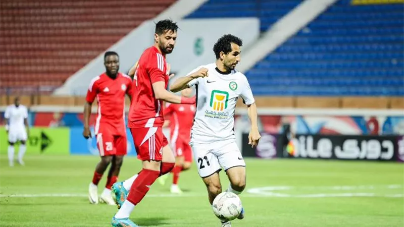التعادل الإيجابي يحسم مباراة حرس الحدود والبنك الأهلي بدورى نايل