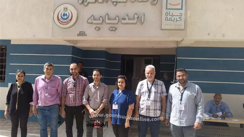 تقديم الخدمات الطبية لـ ١٠٨٦ مواطن بقرية الديابة بابوقرقاص