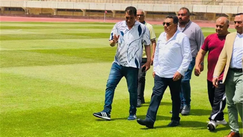 المحافظ يتابع انتهاء أعمال المرحلة الأولى من تطوير استاد المنصورة
