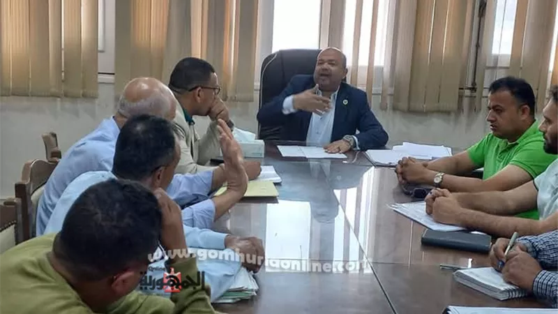 محافظ دمياط يتابع الأعمال التي تنفذها مديرية المساحة