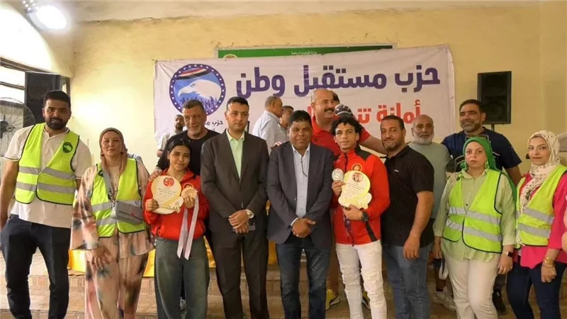 مستقبل وطن الإسماعيلية يحتفي بأبطال المصارعة المتوجين بأفريقيا
