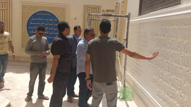 محافظ الدقهلية يتفقد مشروع تطوير ضريح الإمام الشعراوي بدقادوس