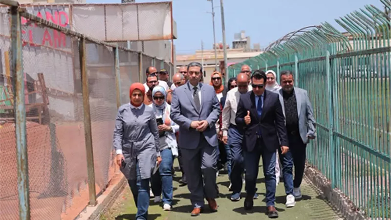 محافظ دمياط يتفقد مركزشباب المدينة لمتابعة خطط التطويروالاستثمار