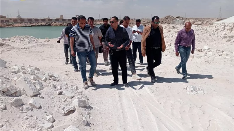 رئيس جهاز القري السياحية يتابع تنفيذ المشروعات الجاري تنفيذها
