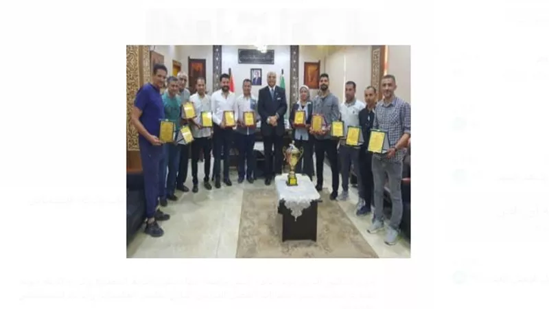 مدير تعليم القليوبية يكرم لجنة الرياضة بالمديرية وفريق كرة القدم