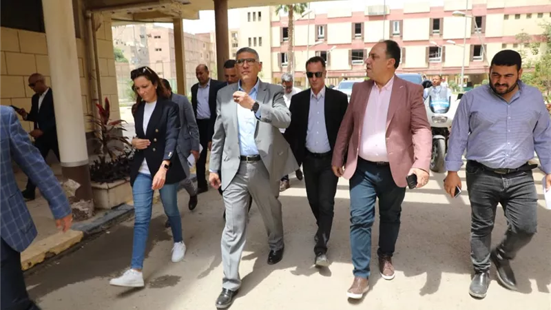 محافظ الجيزة يتفقد منشآت مدينة الطلبة والطالبات بالعجوزة